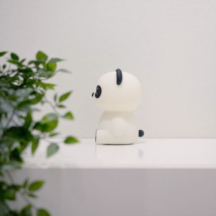 MegaLight - LED RGB Aptumšojama uzlādējams bērnu skārienvadāma lampa PADDY PANDA LED/5V