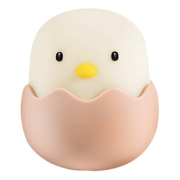 MegaLight - LED RGB Aptumšojama uzlādējama bērnu skārienvadāma lampa EGGY EGG LED/5V