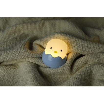 MegaLight - LED RGB Aptumšojama uzlādējama bērnu skārienvadāma lampa EGGY EGG LED/5V