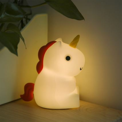 MegaLight - LED RGB Aptumšojama uzlādējama bērnu skārienvadāma lampa MAGGY MAGIC LED/5V