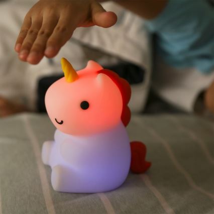 MegaLight - LED RGB Aptumšojama uzlādējama bērnu skārienvadāma lampa MAGGY MAGIC LED/5V