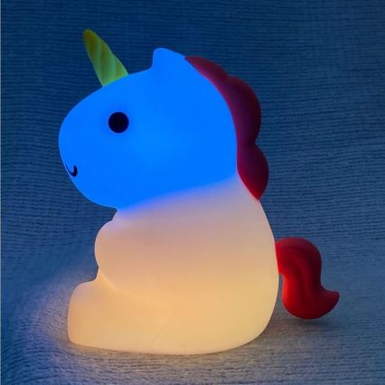 MegaLight - LED RGB Aptumšojama uzlādējama bērnu skārienvadāma lampa MAGGY MAGIC LED/5V