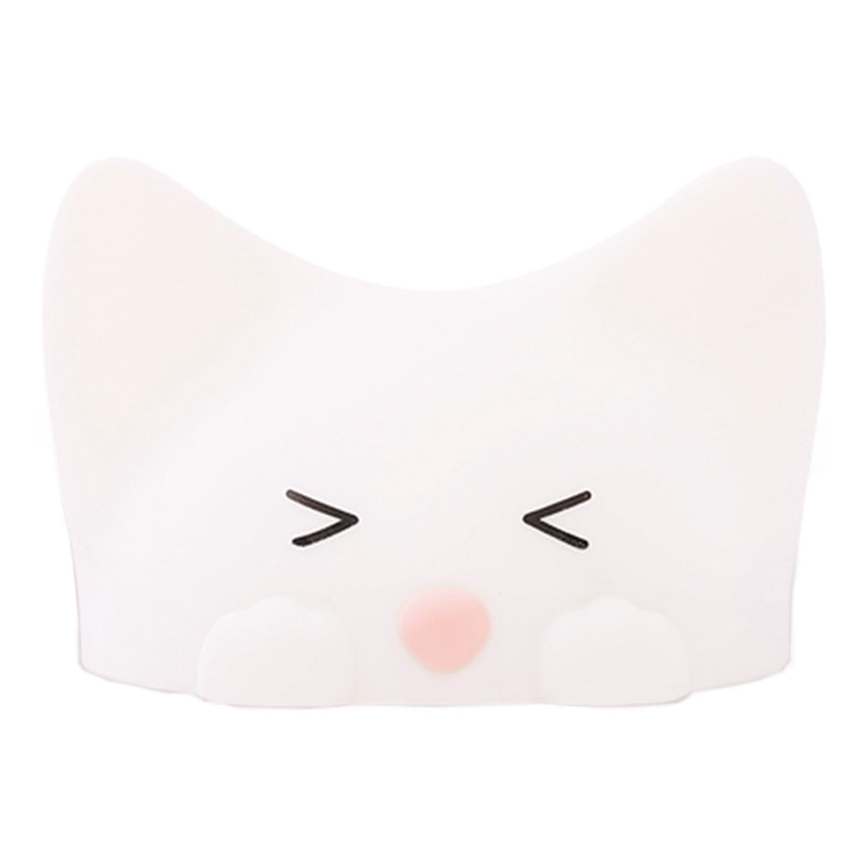 MegaLight - LED RGB Aptumšojama uzlādējams bērnu skārienvadāma lampa CATTY CAT LED/5V