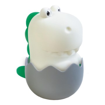 MegaLight - LED RGB Aptumšojama uzlādējams bērnu skārienvadāma lampa DIGGY DINO LED/5V