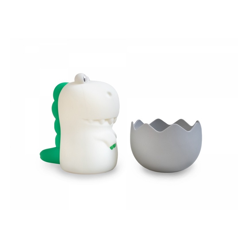 MegaLight - LED RGB Aptumšojama uzlādējams bērnu skārienvadāma lampa DIGGY DINO LED/5V