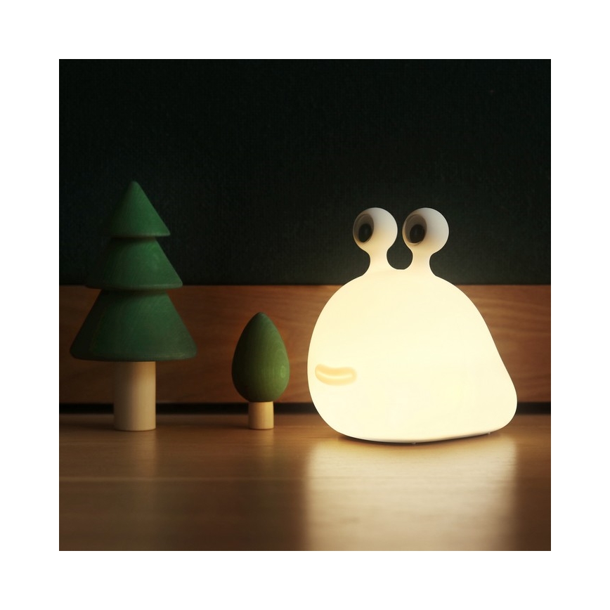MegaLight - LED RGB Aptumšojama uzlādējams bērnu skārienvadāma lampa MOMO MOON LED/5V