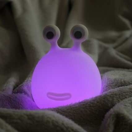 MegaLight - LED RGB Aptumšojama uzlādējams bērnu skārienvadāma lampa MOMO MOON LED/5V