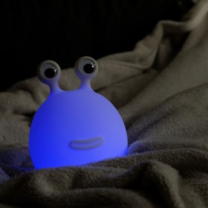 MegaLight - LED RGB Aptumšojama uzlādējams bērnu skārienvadāma lampa MOMO MOON LED/5V