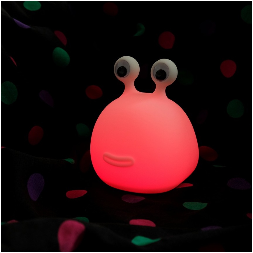 MegaLight - LED RGB Aptumšojama uzlādējams bērnu skārienvadāma lampa MOMO MOON LED/5V