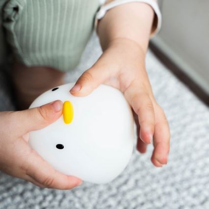 MegaLight - LED RGB Uzlādējama bērnu skārienvadāma vannas lampa SWIMMY DUCK LED/5V IP67