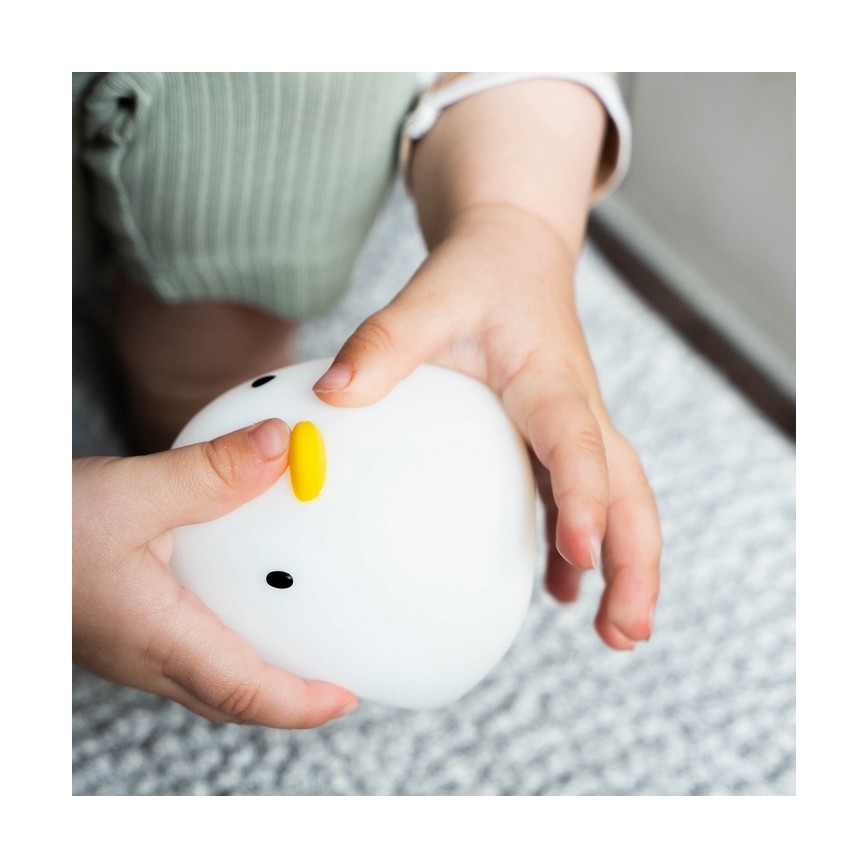 MegaLight - LED RGB Uzlādējama bērnu skārienvadāma vannas lampa SWIMMY DUCK LED/5V IP67