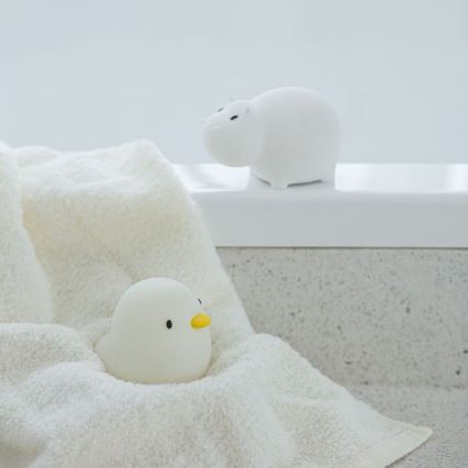MegaLight - LED RGB Uzlādējama bērnu skārienvadāma vannas lampa SWIMMY DUCK LED/5V IP67