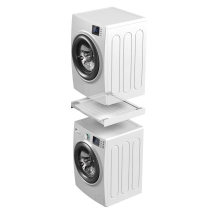 Meliconi 656113 - savienojuma komplekts veļas mazgājamai mašīnai un žāvētājam ar izvelkamu atvilktni, 70 cm, balts