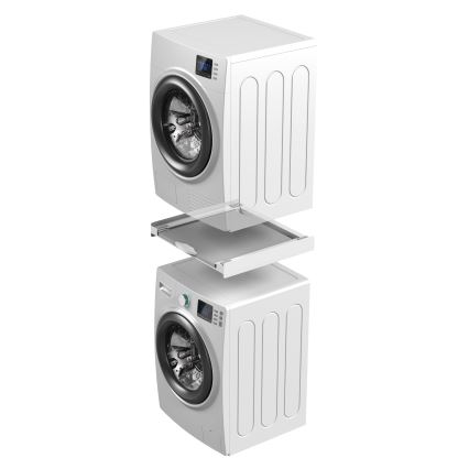 Meliconi 656114 - montāžas komplekts veļasmašīnai un žāvētājam 70 cm balts