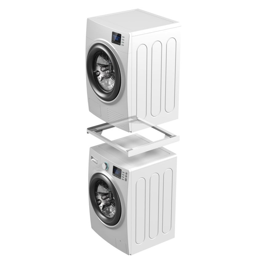 Meliconi 656115 - Starplika veļas mazgājamai mašīnai un žāvētājam, 70 cm, balta