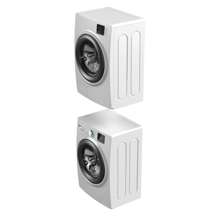 Meliconi 656116 - komplekts žāvētāja uzstādīšanai virs veļasmašīnas, 47 cm, balts