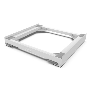 Meliconi 656146 - Antivibrācijas paliktnis veļas mašīnai ar izvelkamiem riteņiem, 61 cm, balts