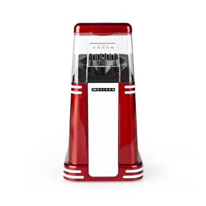 Melissa - Retro karstā gaisa popkorna gatavotājs 1200W/230V sarkans