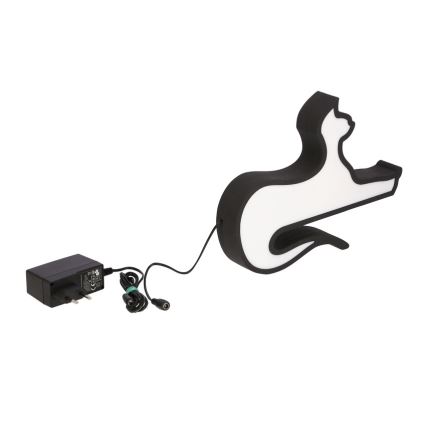 Melna CAT LED / 13W / 230V galda lampa bērniem