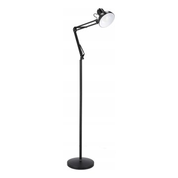 Melna grīdas lampa 1xE27/40W/230V
