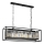 Melna piekaru lampa PUNE 4xE27/40W/230V