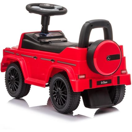 Skrejritenis Mercedes G350d 2xAA sarkans/melns