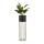 Metāla puķu pods LOFT 70x20 cm zelta/melna