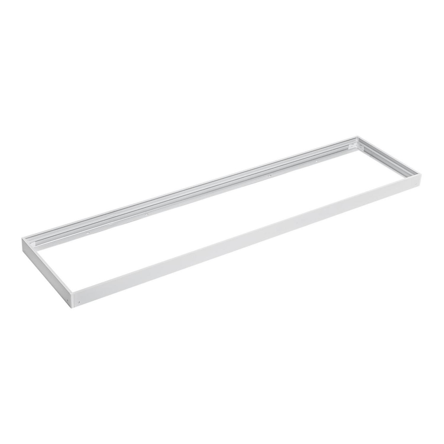 Metāla rāmis LED paneļu uzstādīšanai 1200x300 mm balta