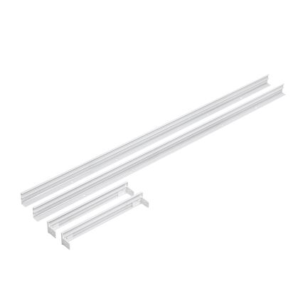 Metāla rāmis LED paneļu uzstādīšanai 1200x300 mm balta