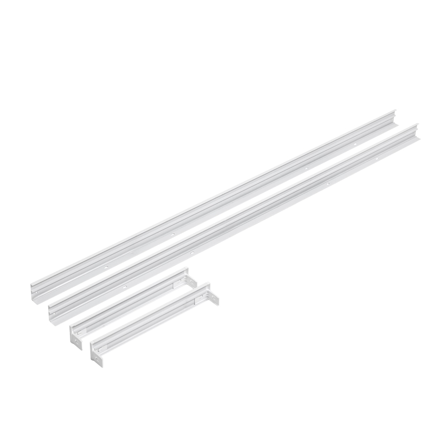 Metāla rāmis LED paneļu uzstādīšanai 1200x300 mm balta