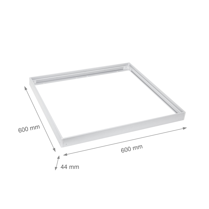 Metāla rāmis LED paneļu uzstādīšanai 600x600 mm balta