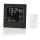 Meteostacija ar krāsainu LCD displeju 230V/3xAAA + 2xAA melna
