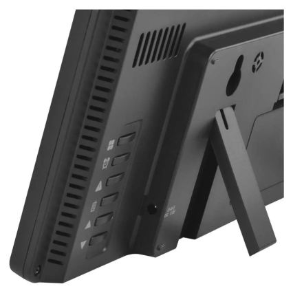 Meteostacija ar krāsainu LCD displeju un modinātāju 5V 3xAAA + 2xAA melna