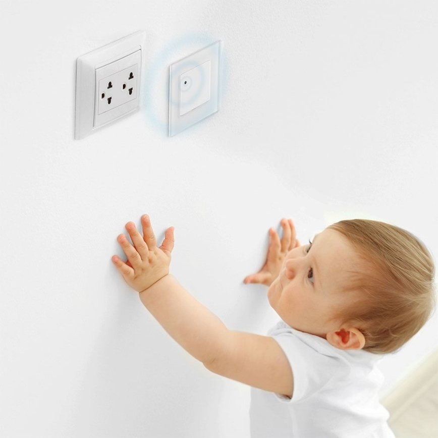 Mikroviļņu kustību sensors 180° 300W/230V balta