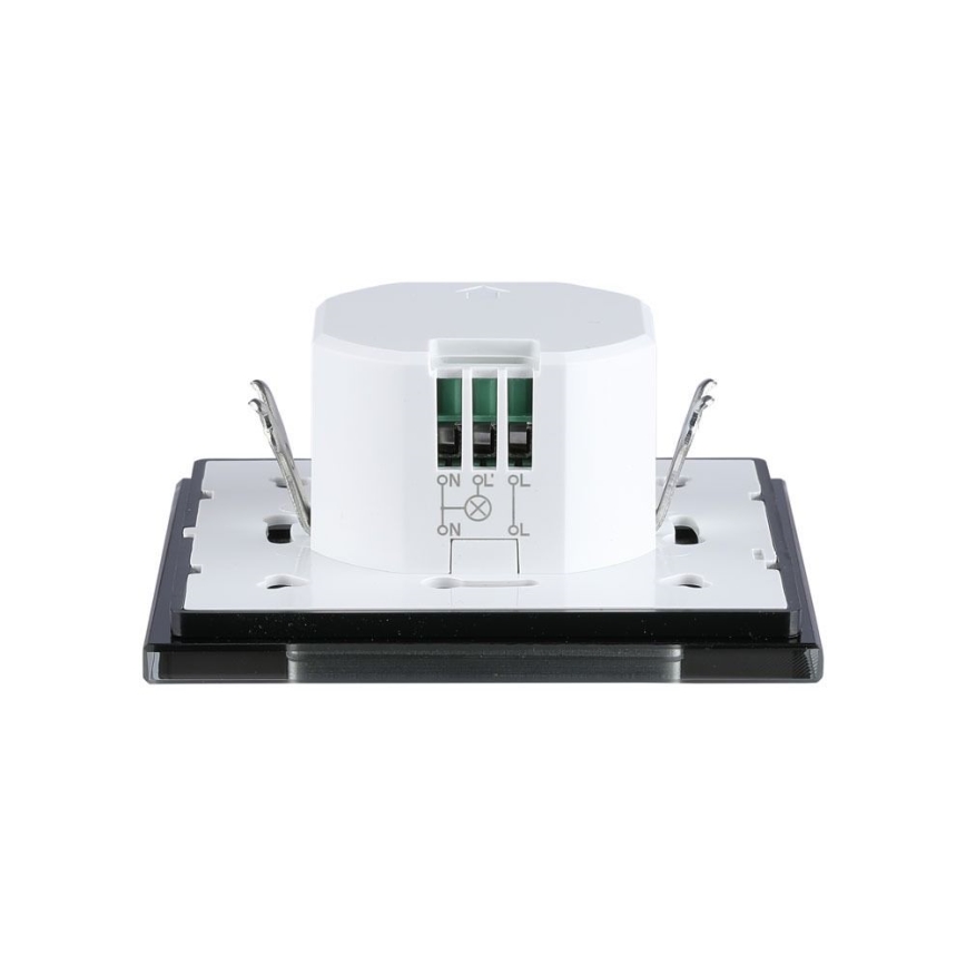 Mikroviļņu kustību sensors 180° 300W/230V melna
