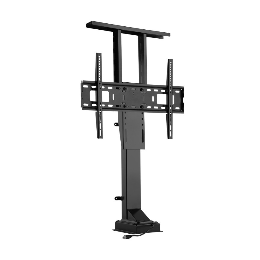 MK FLORIA MKF-19DM648 - Grīdas TV statīvs 37-65 melns SCHUKO + ar tālvadības pulti