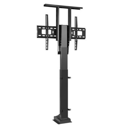 MK FLORIA MKF-19DM648 - Grīdas TV statīvs 37-65 melns SCHUKO + ar tālvadības pulti