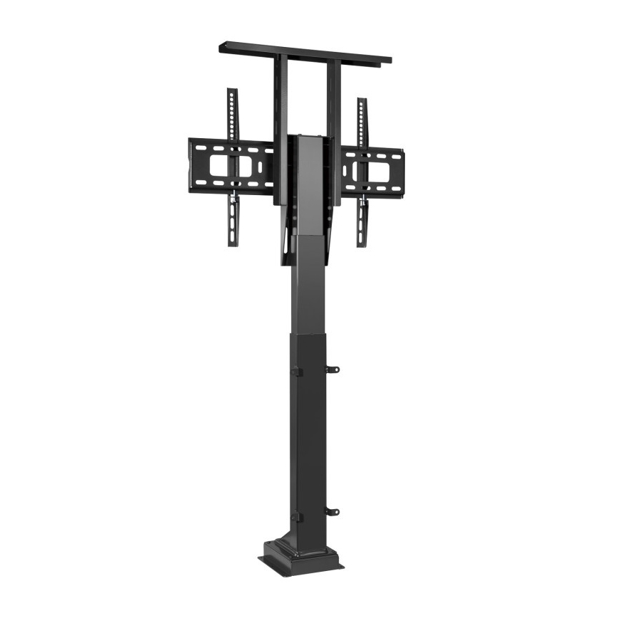 MK FLORIA MKF-19DM648 - Grīdas TV statīvs 37-65 melns SCHUKO + ar tālvadības pulti