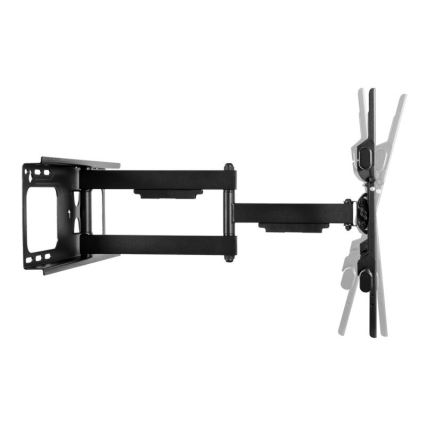 MK FLORIA MKF-20DP646 - Sienas stiprinājums televizoram ar savienojumu 80" melna