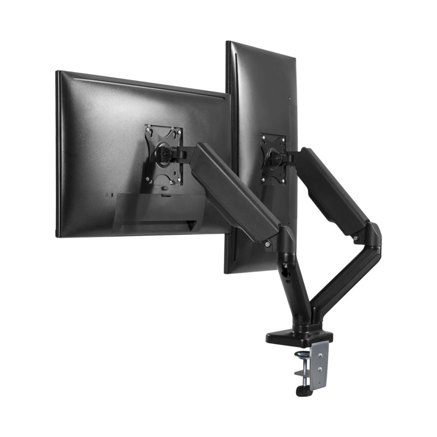 MK FLORIA MKF-21DP113S2 - Regulējams stiprinājums diviem 32 monitoriem melns