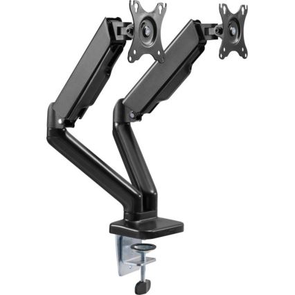 MK FLORIA MKF-21DP113S2 - Regulējams stiprinājums diviem 32 monitoriem melns