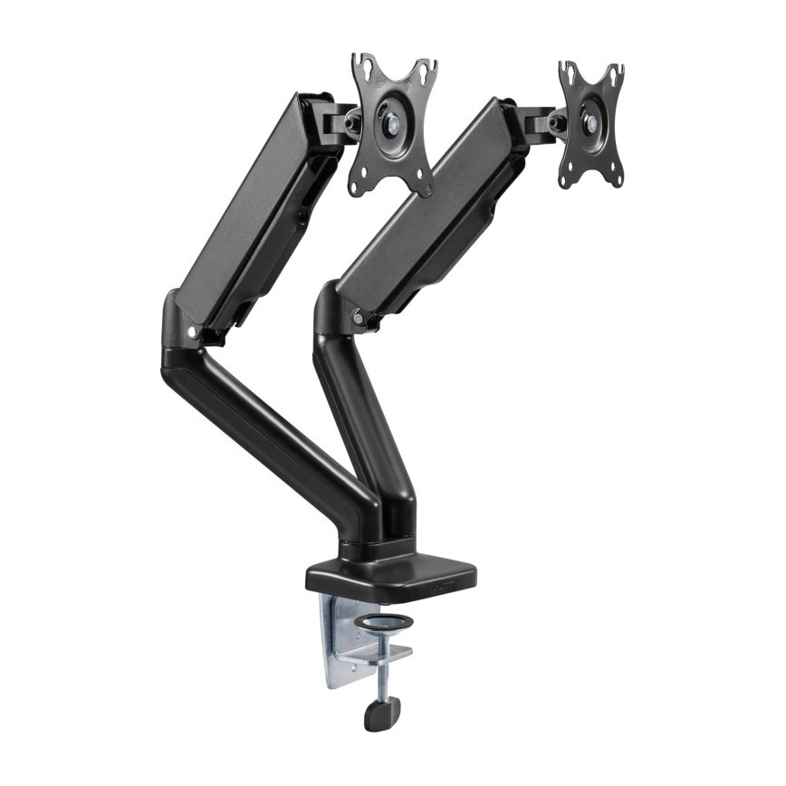 MK FLORIA MKF-21DP113S2 - Regulējams stiprinājums diviem 32 monitoriem melns