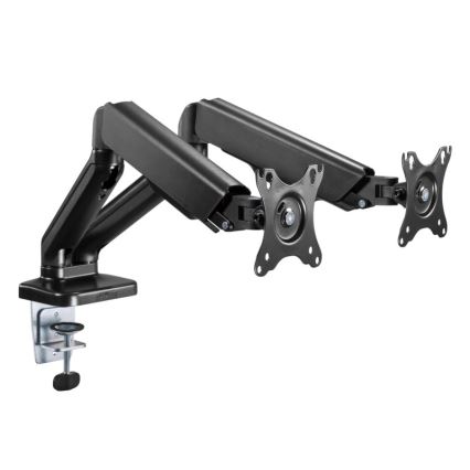 MK FLORIA MKF-21DP113S2 - Regulējams stiprinājums diviem 32 monitoriem melns