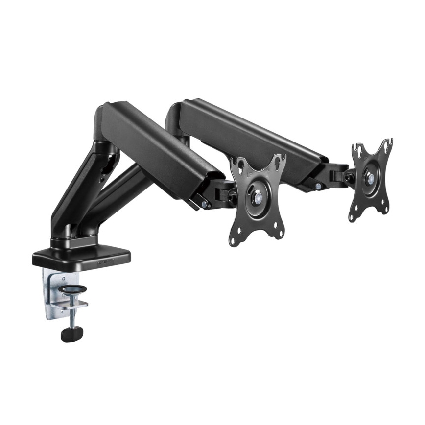 MK FLORIA MKF-21DP113S2 - Regulējams stiprinājums diviem 32 monitoriem melns