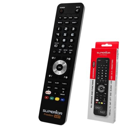 MK FLORIA Superior FREEDOM 4in1 USB - Tālvadības pults 4in1 USB 2xAAA