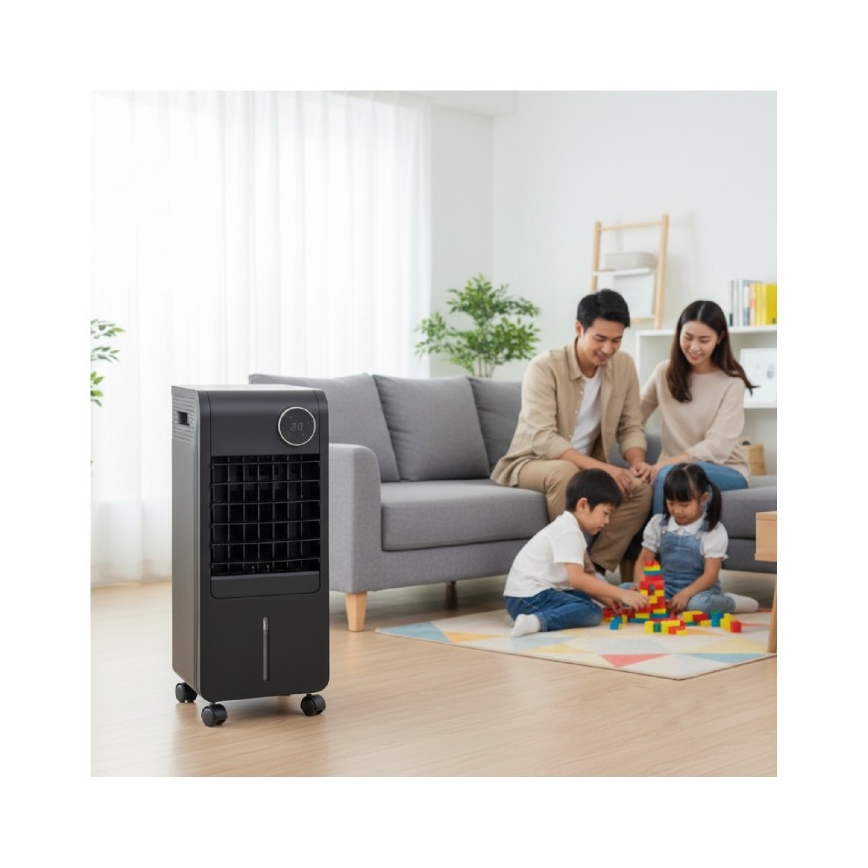 Mobīlais gaisa dzesētājs VIENTO COOL-R 65W/230V melns + tālvadības pults