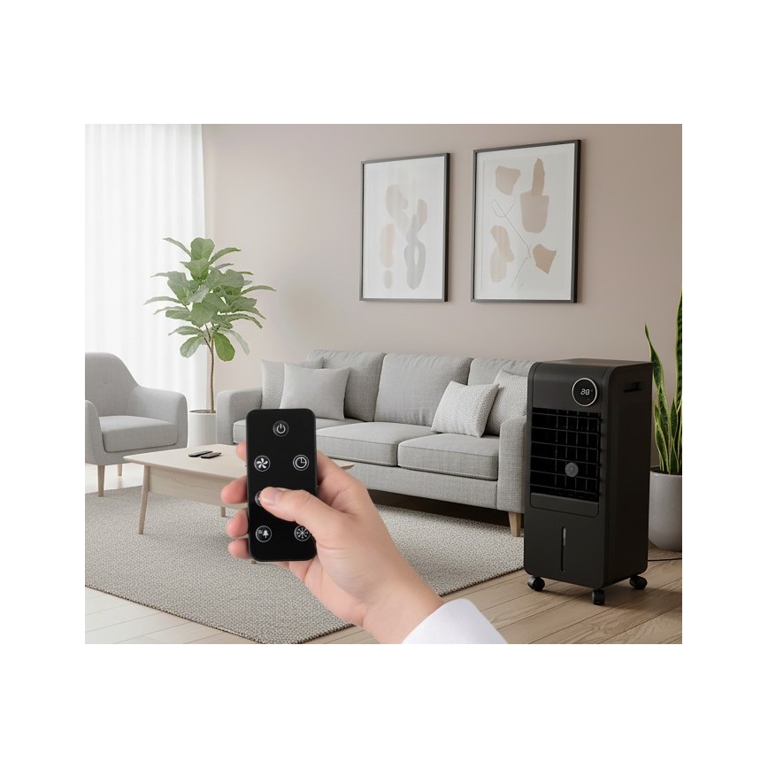 Mobīlais gaisa dzesētājs VIENTO COOL-R 65W/230V melns + tālvadības pults