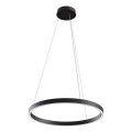 MOD058PL-L32B4K - LED Lustra ar auklu RIM LED/37W/230V 4000K d. 60 cm melna