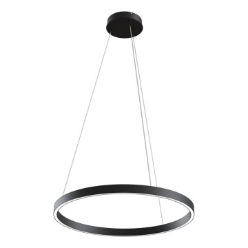 MOD058PL-L32B4K - LED Lustra ar auklu RIM LED/37W/230V 4000K d. 60 cm melna