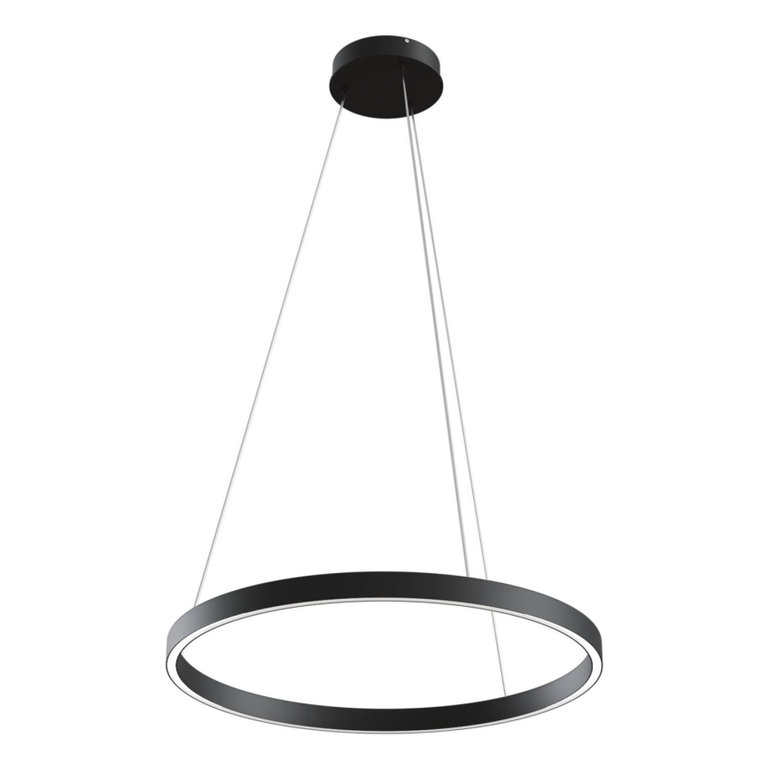 MOD058PL-L32B4K - LED Lustra ar auklu RIM LED/37W/230V 4000K d. 60 cm melna
